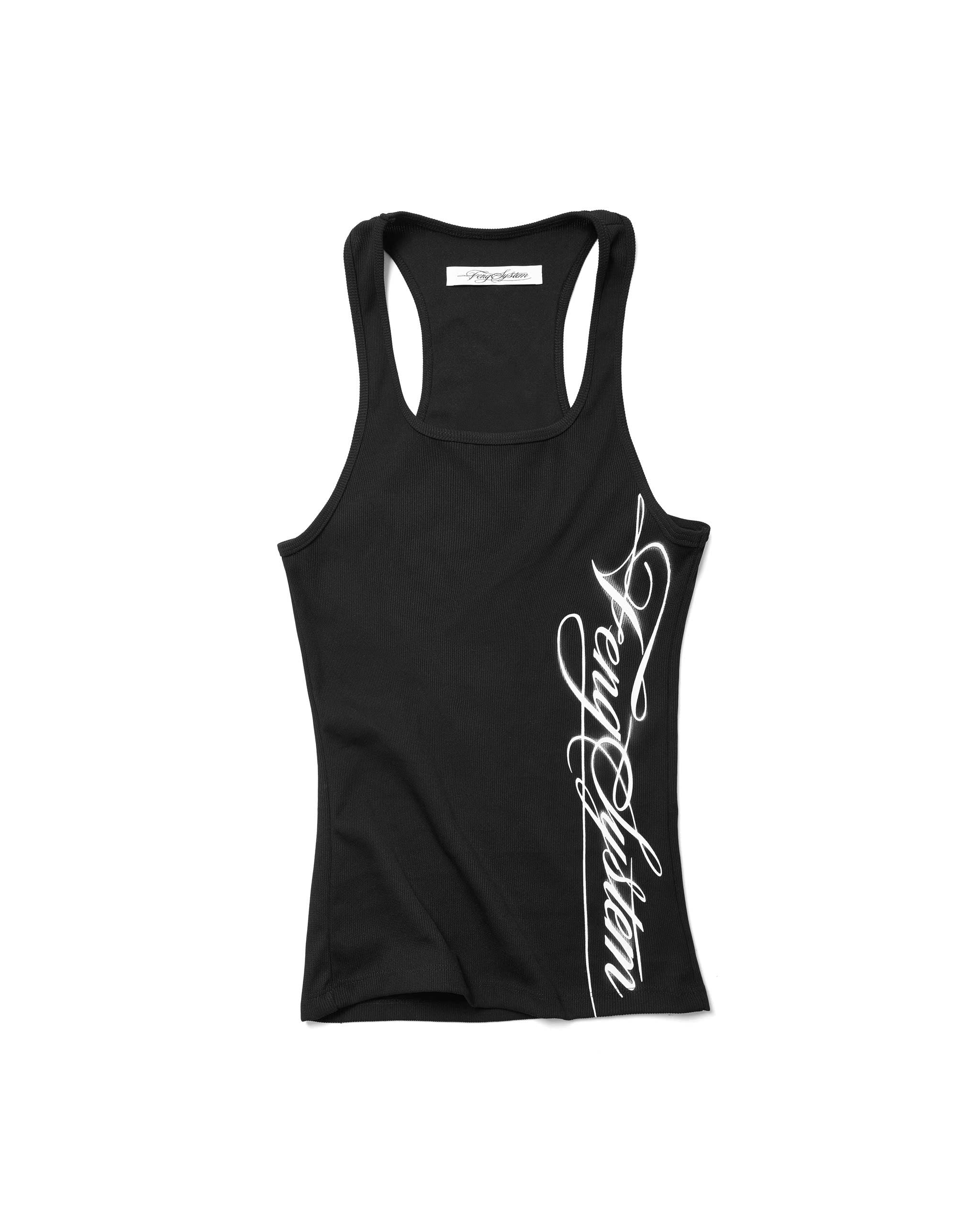 BLACK TATTOO TANKTOP – FENG SYSTEM