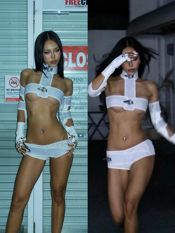 WHITE DC LOCKER MICRO PANTS - As Seen On