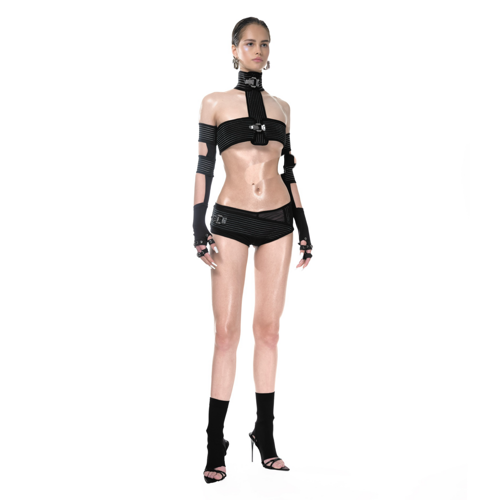 BLACK DC LOCKER MICRO PANTS