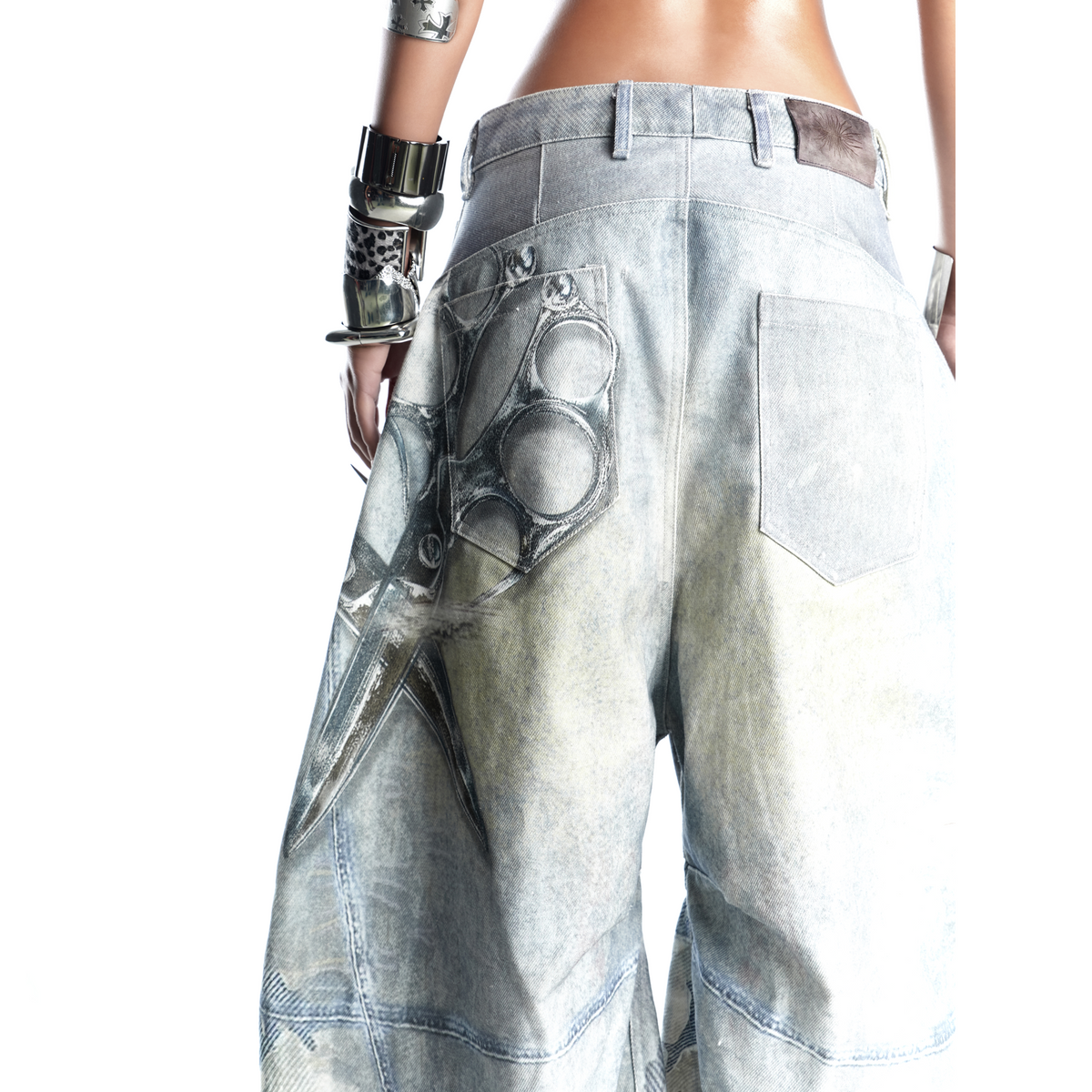 B6 PRINTED DENIM
