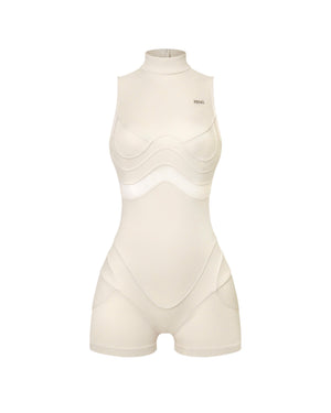 A1 TAN PLAYSUIT