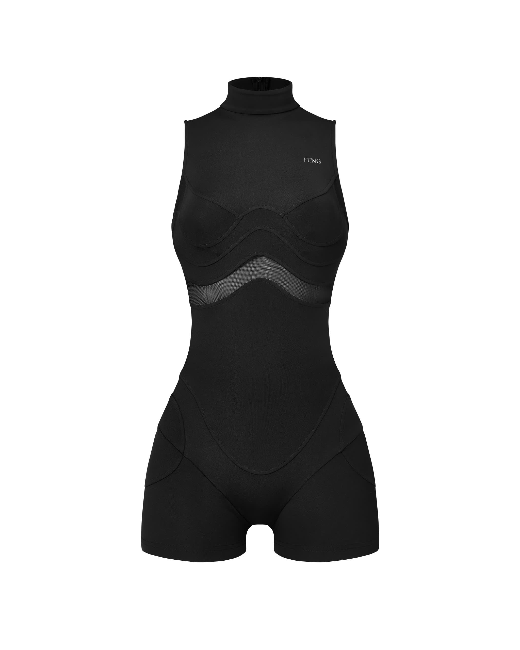 A1 BLACK PLAYSUIT – FENG SYSTEM