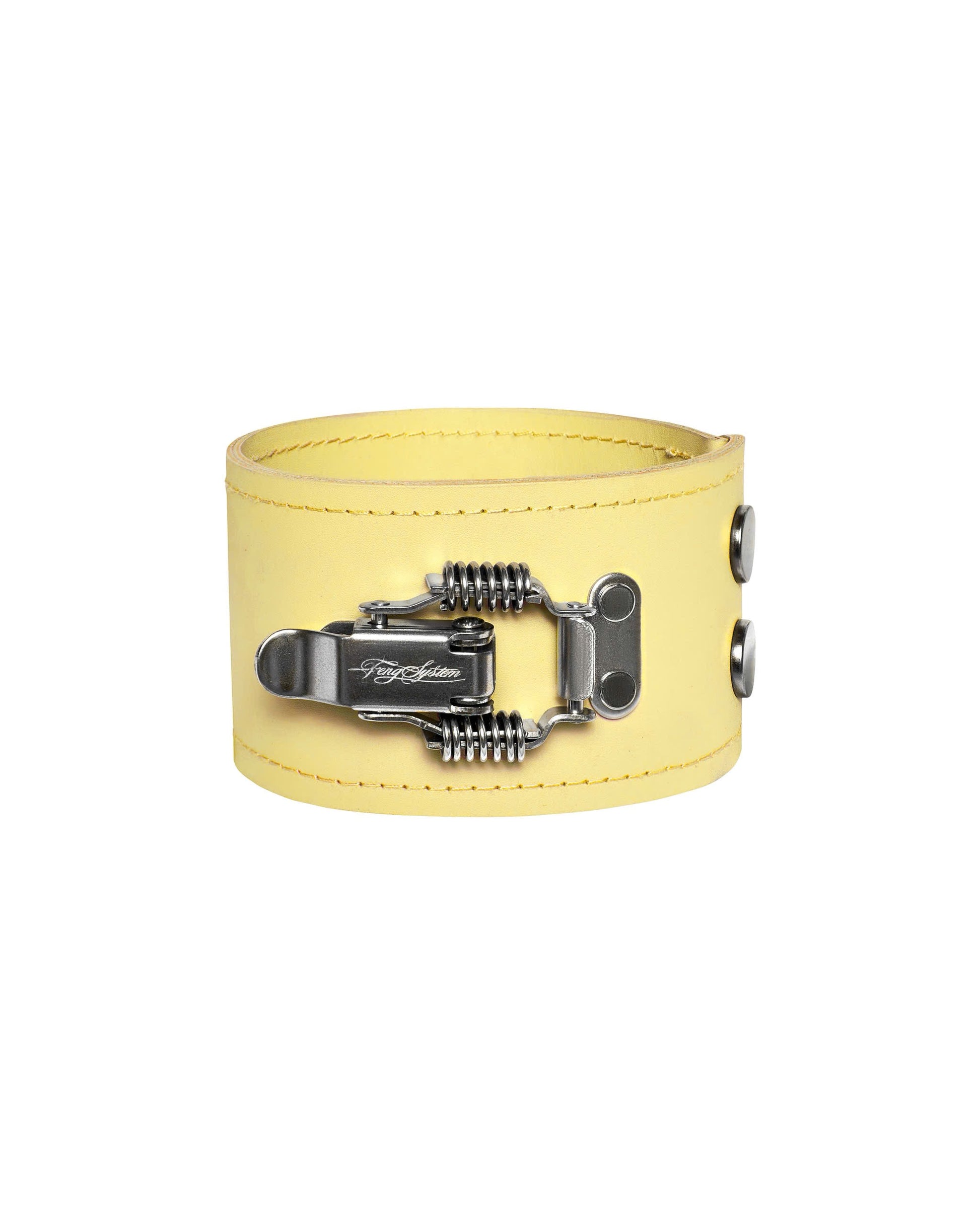 YELLOW LEATHER ARM STRAP