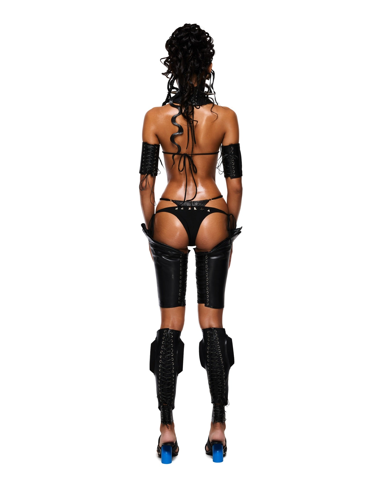 DARK NIGHT LEATHER BIKINI