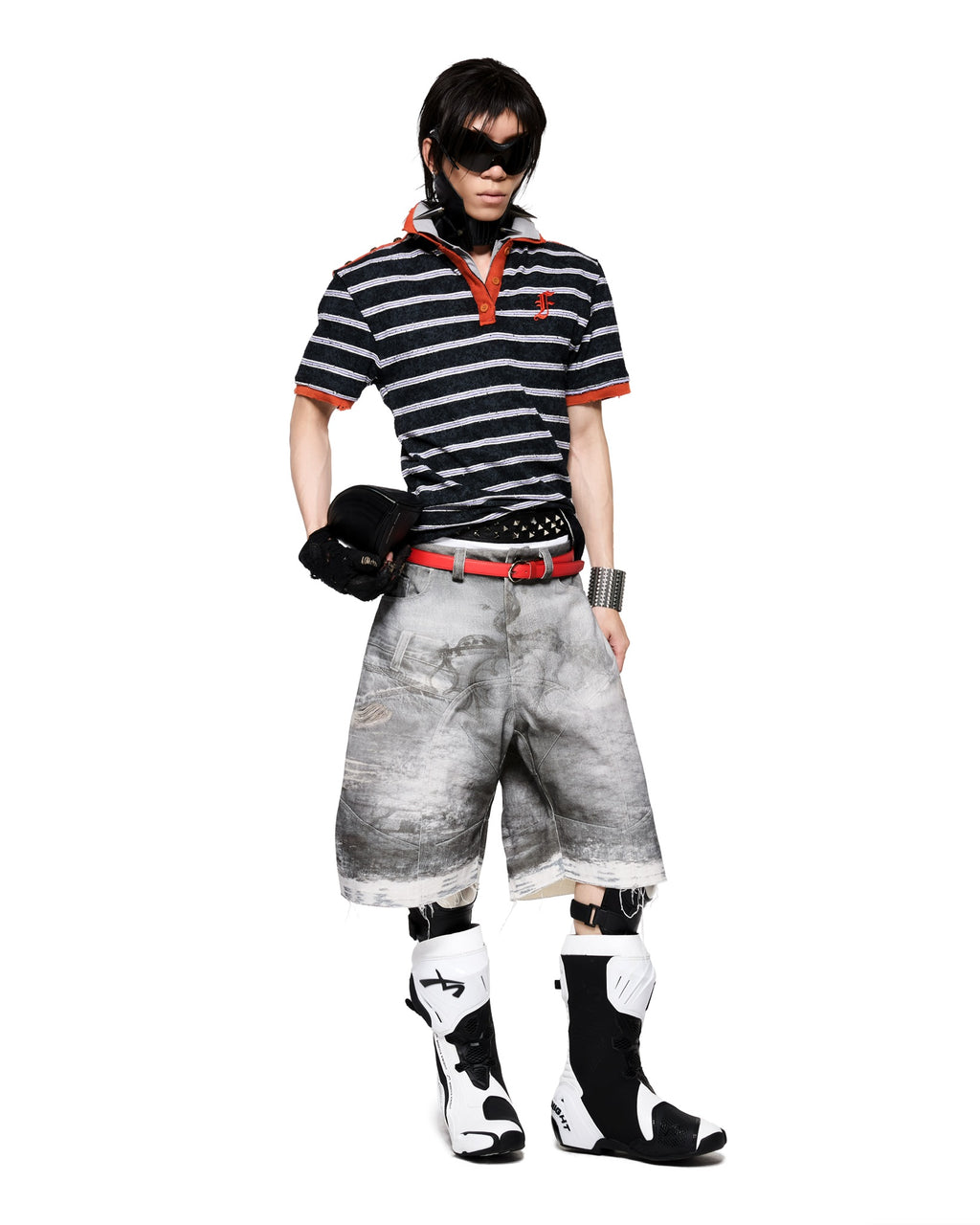 BLACK GOTH POLO