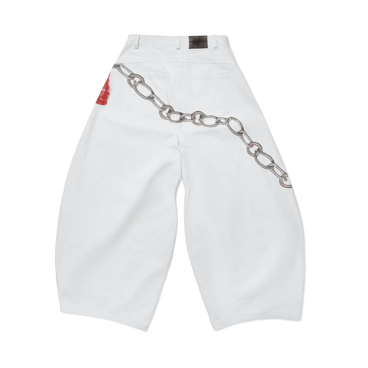 PRINTED KHAKI PANTS