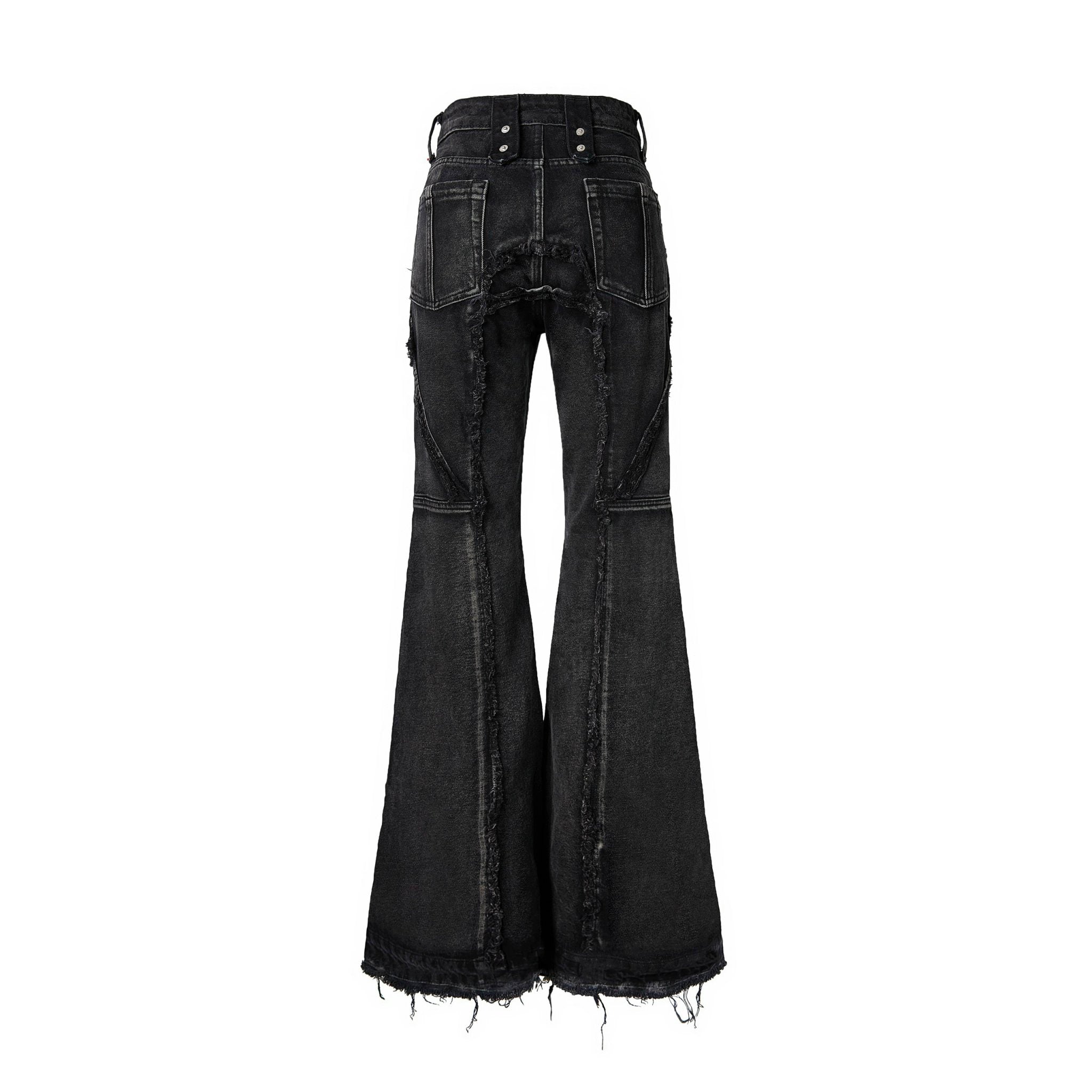andwang Washed flare denim pants 黒　S 1 DSC04519.jpg?v=1732014538&