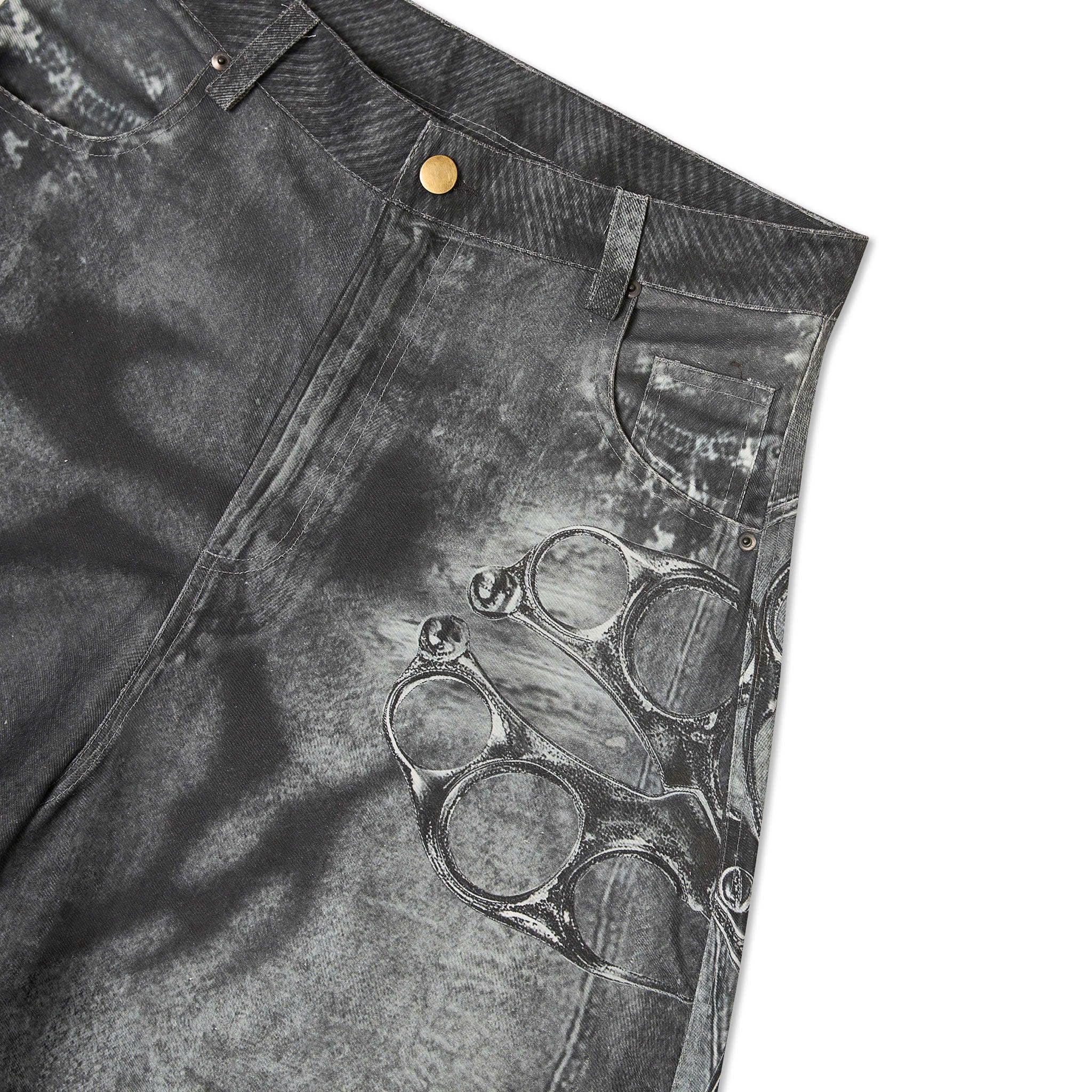【FENG SYSTEM】B6 PRINTED DENIM - BLACK B6 PRINTED DENIM - BLACK VERSION – FENG SYSTEM