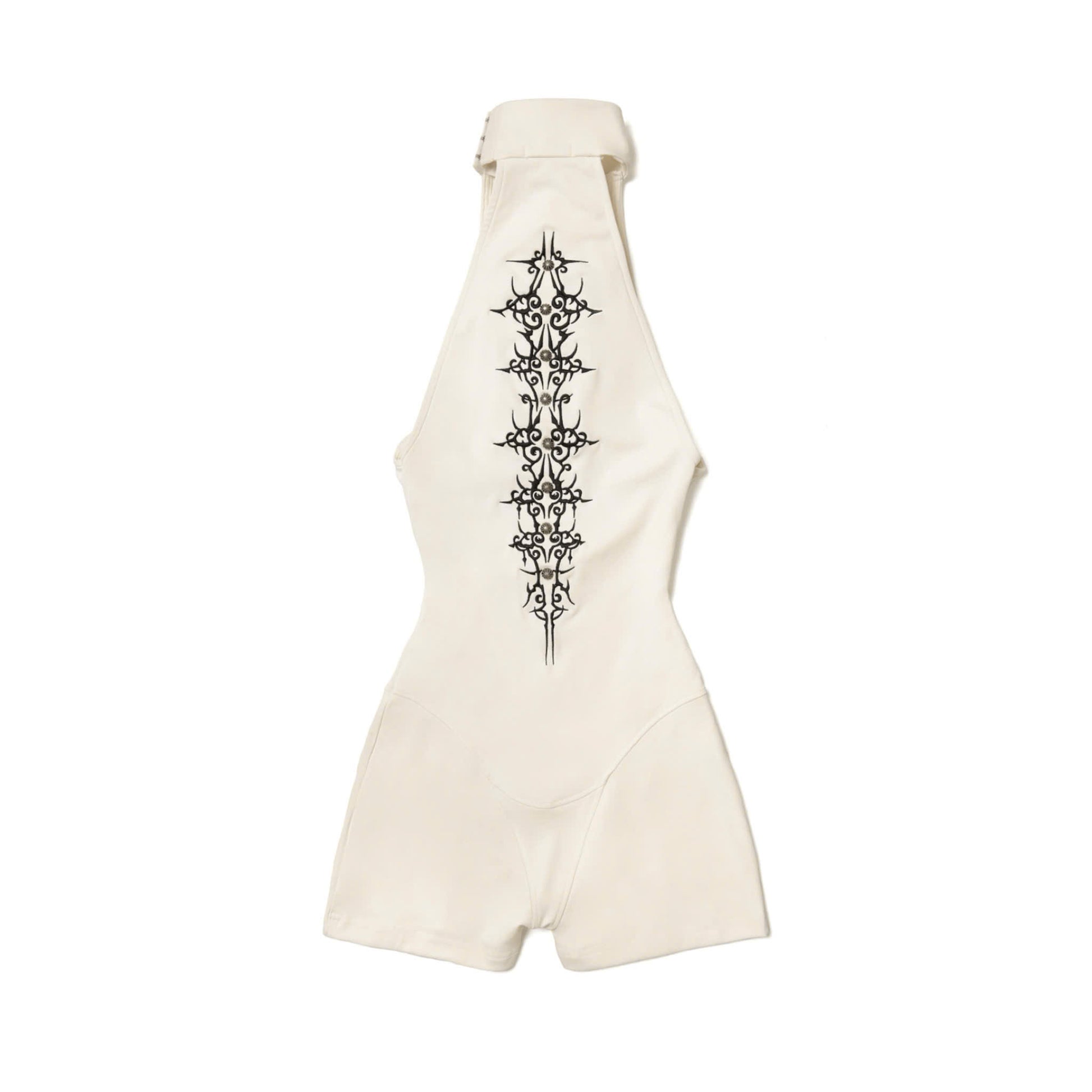 CAT TATTOO TAN PLAYSUIT