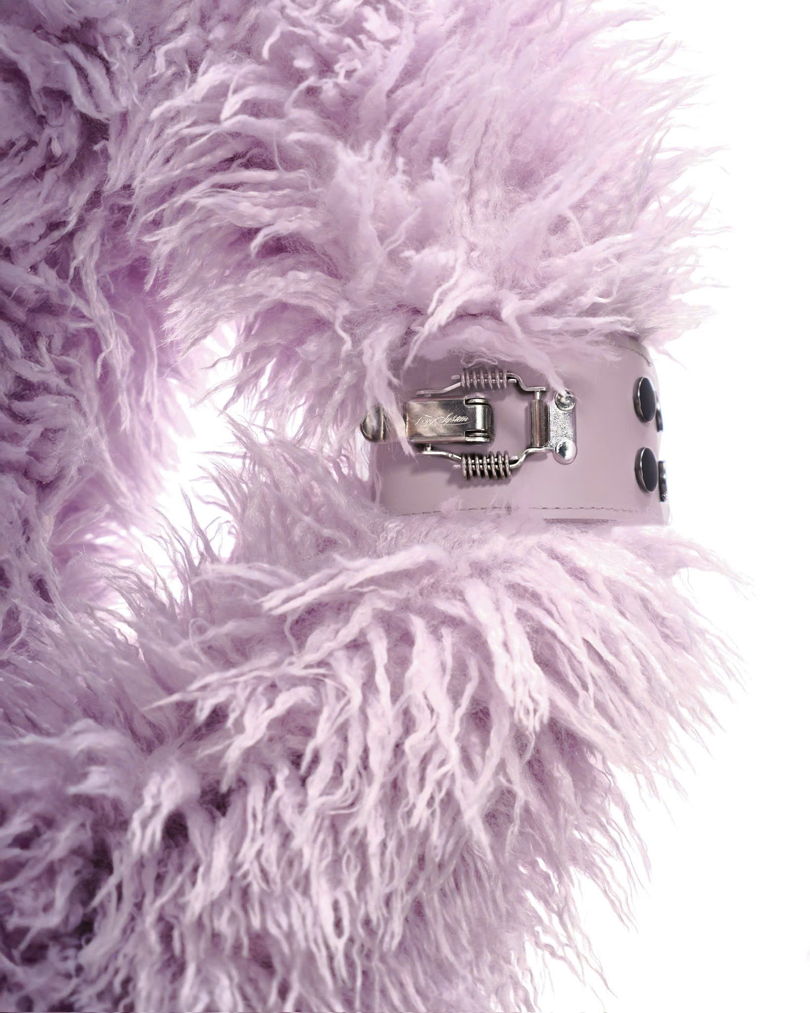 VIOLET LEATHER ARM STRAP