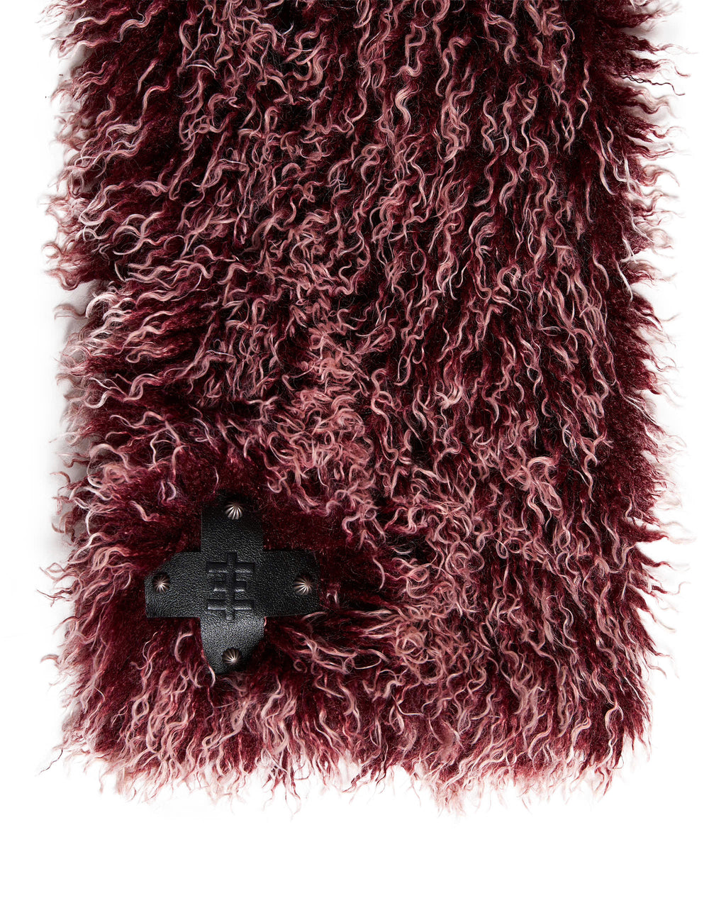 RUBY RED PSY FAUX FUR SCARF