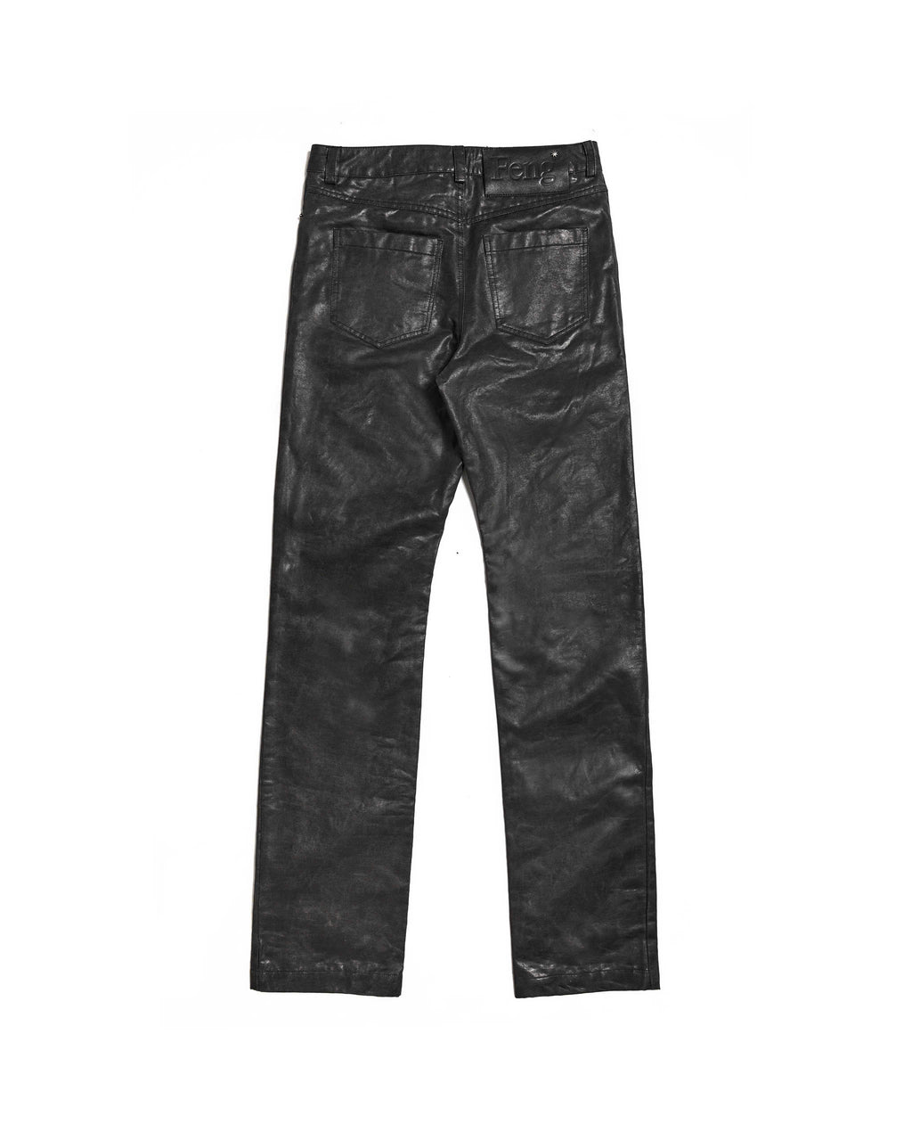 FW 26 WASHED LEATHER PANTS