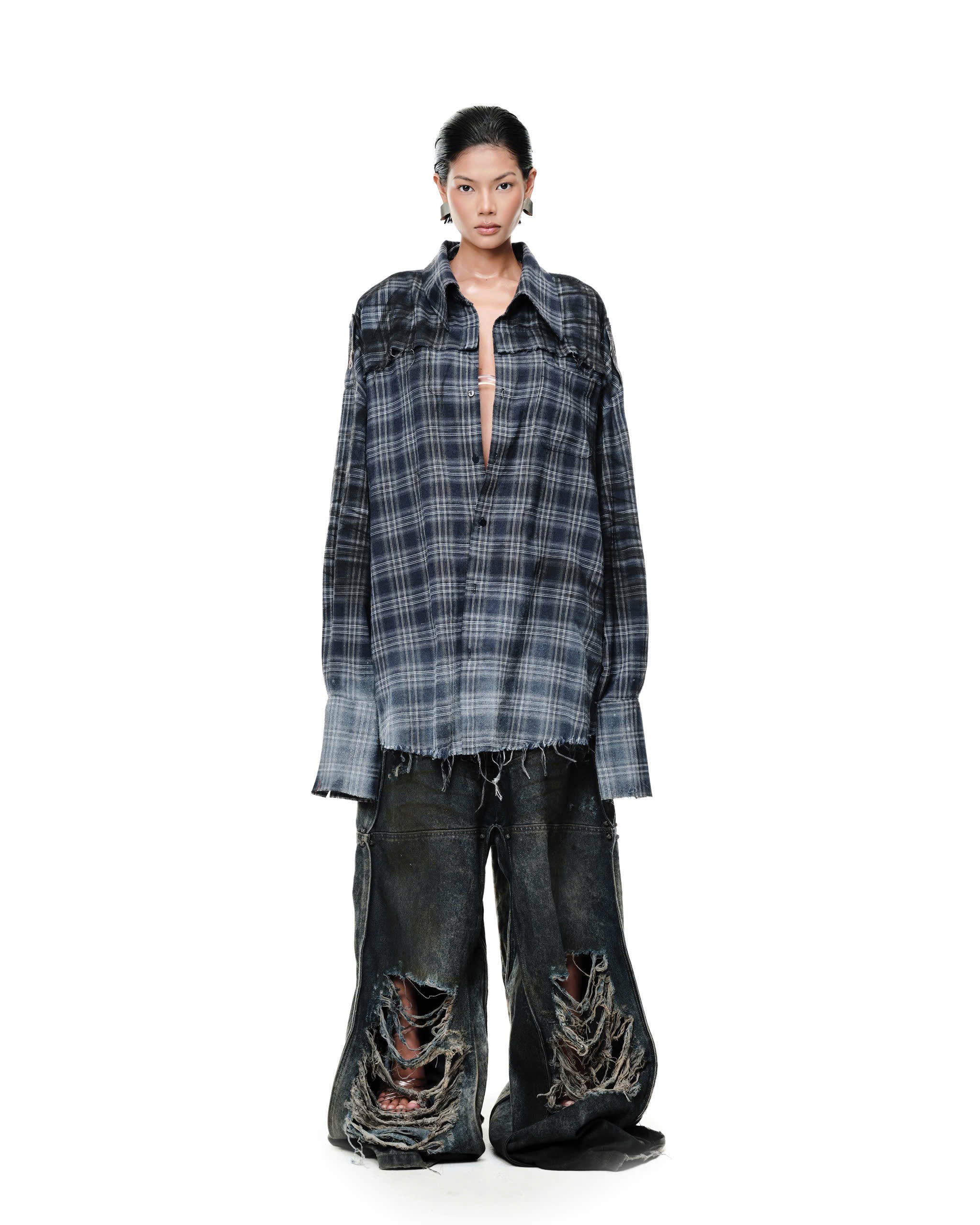 GOTHIC GATE PRINTED DENIM – FENG SYSTEM